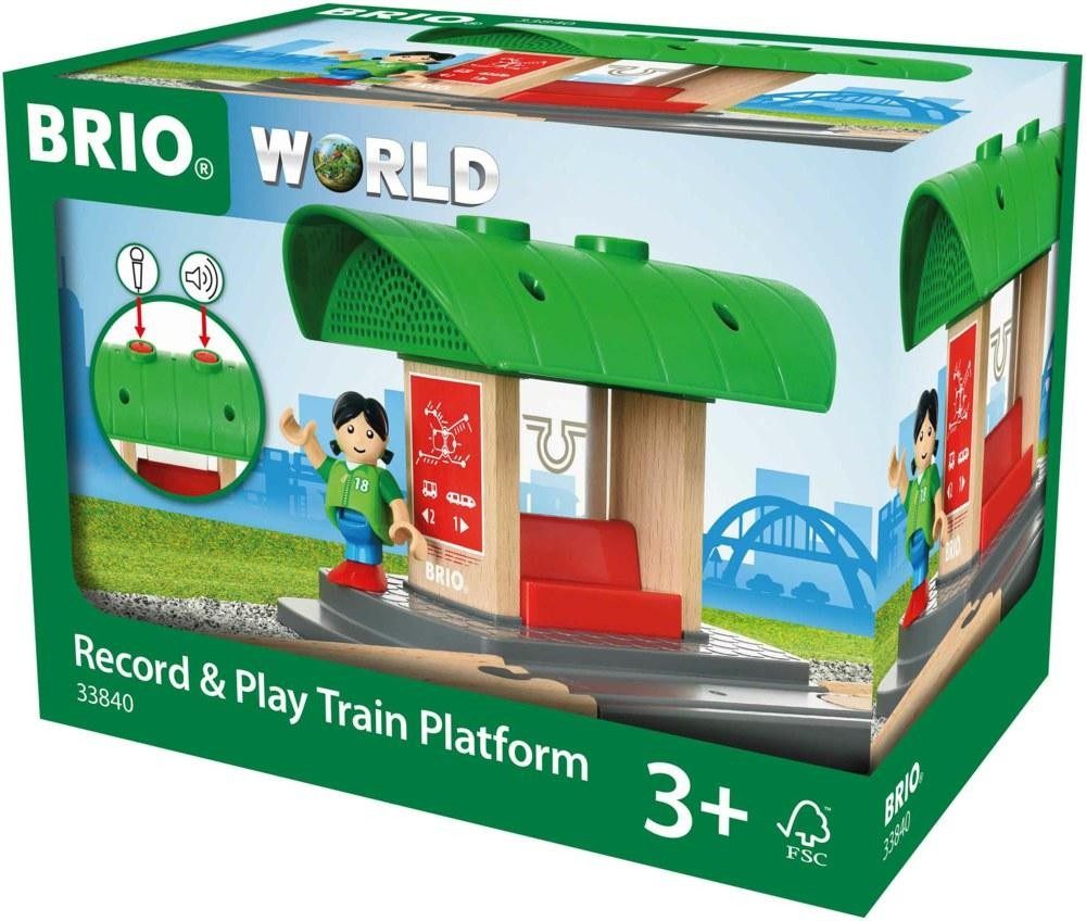 Brio 33840 Record & Play vonat állomás