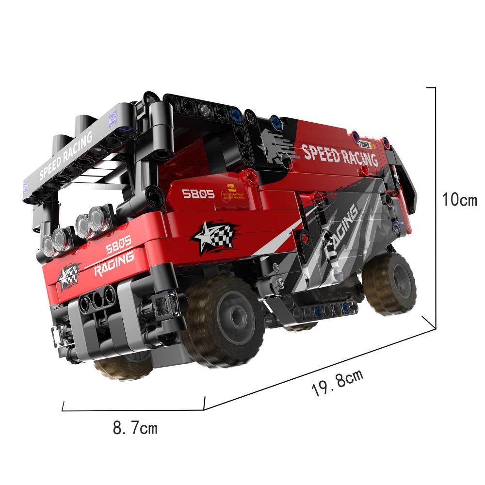 COGO® 5805 | lego-technic-kompatibilis építőjáték | 339 db építőkocka | Versenykamion